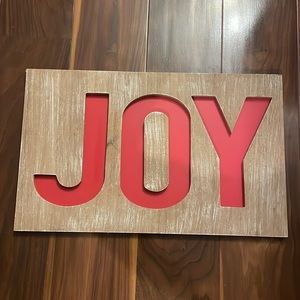 Ashland wooden Christmas “Joy” wall decor